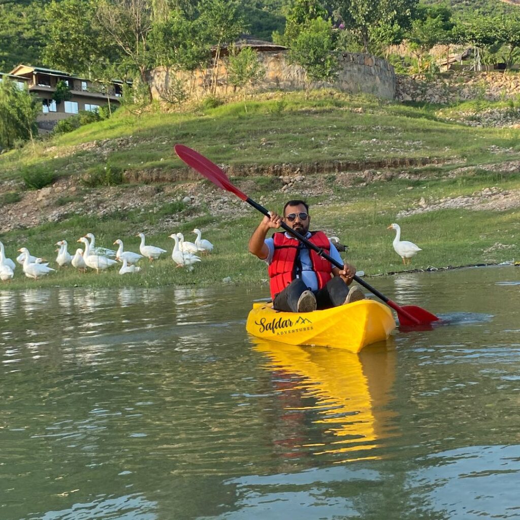 Kayaking at Mabali Island