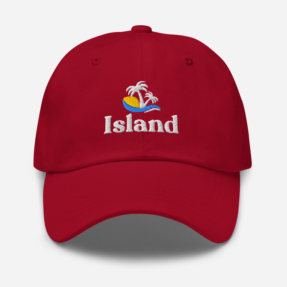 Island Embroidered Caps Beach lovers and Resort Caps 