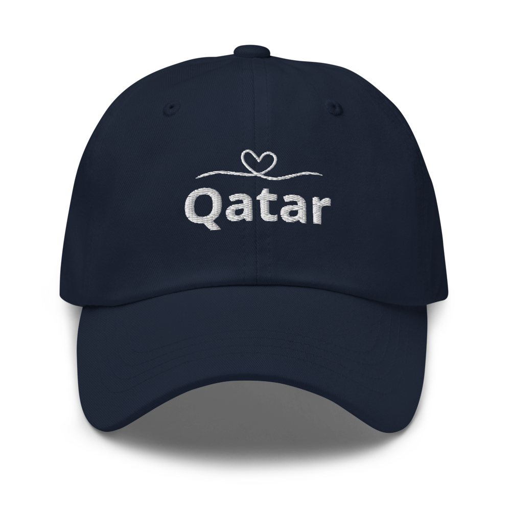Love Qatar Embroidered Caps