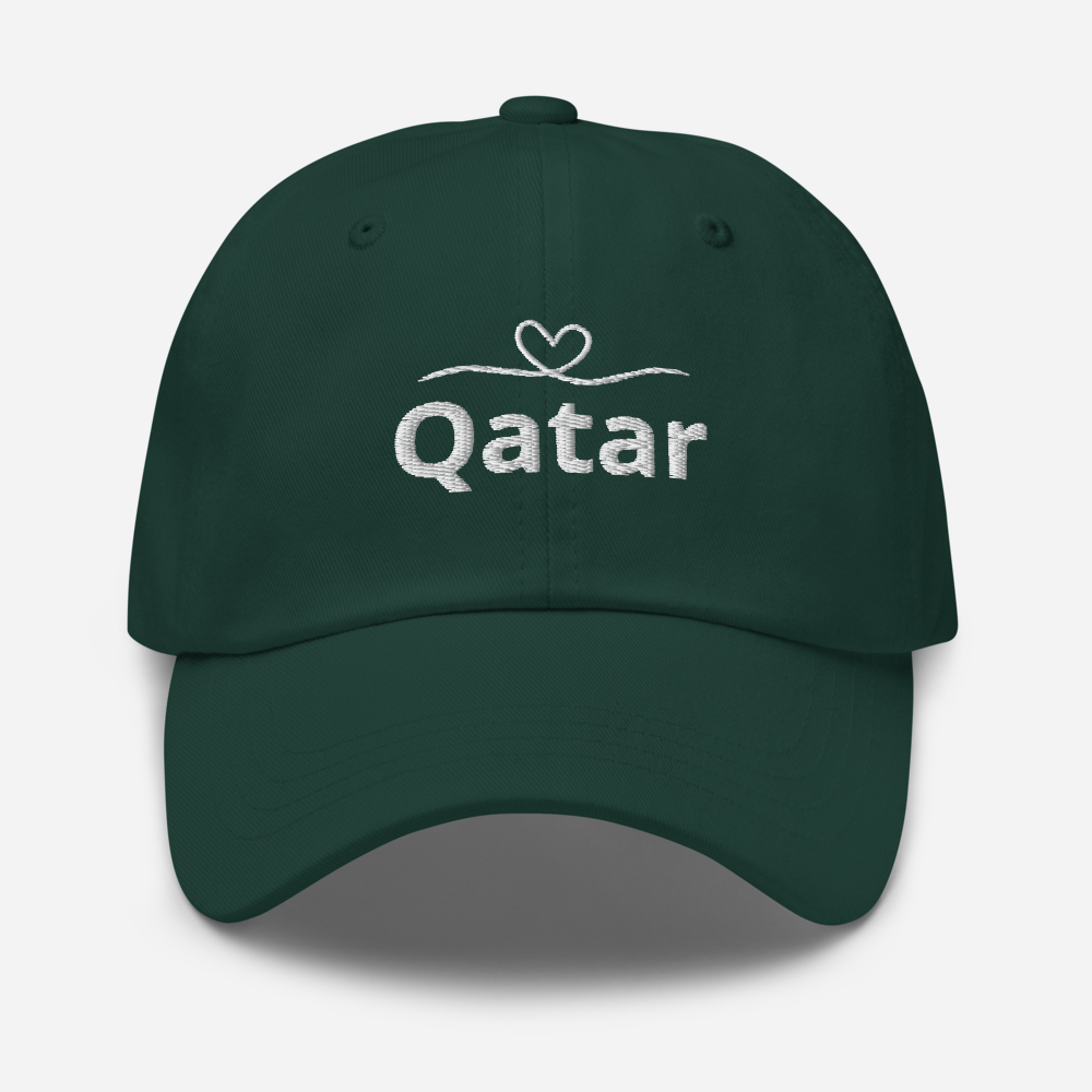 Love Qatar Embroidered Caps