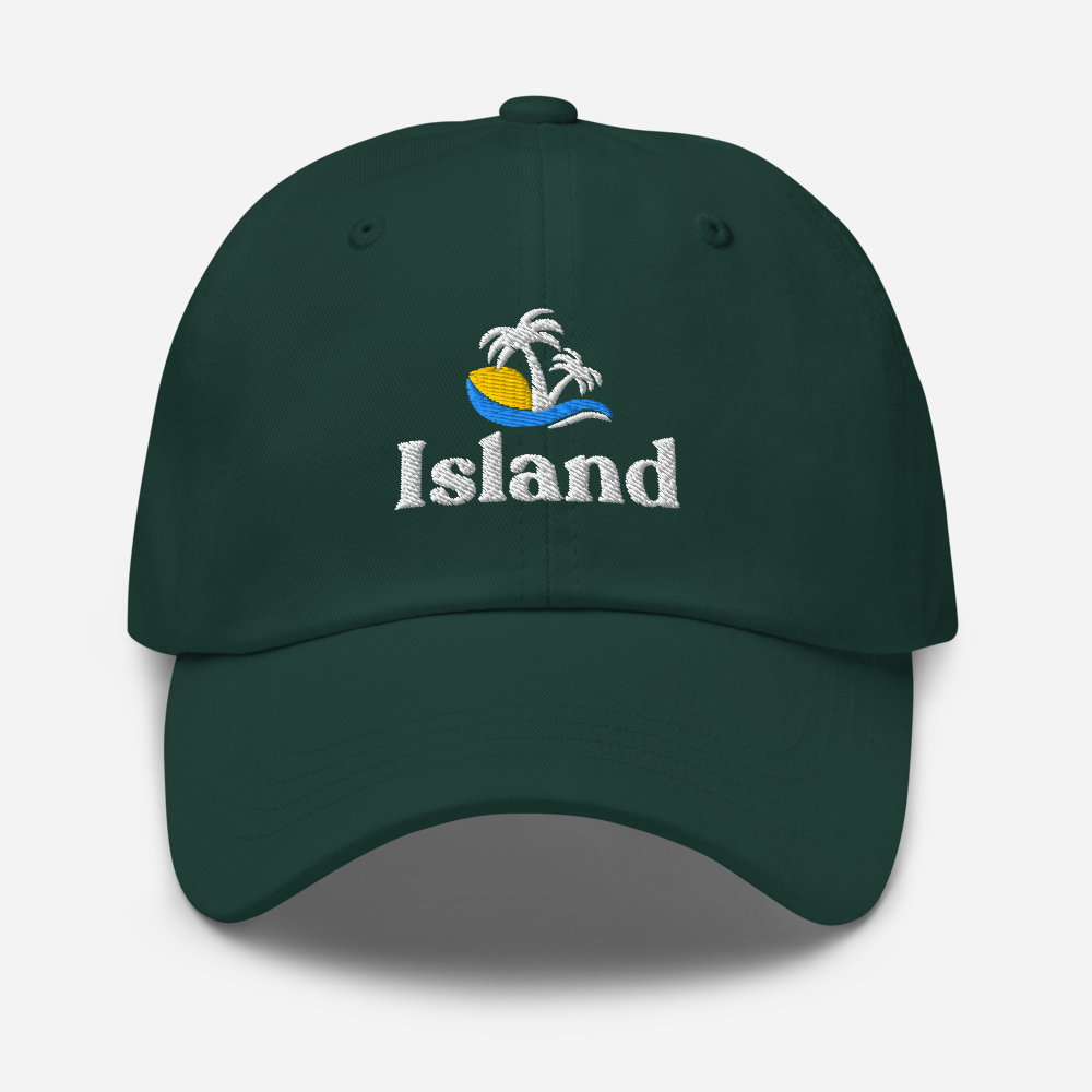 Island Embroidered Caps Beach lovers and Resort Caps 