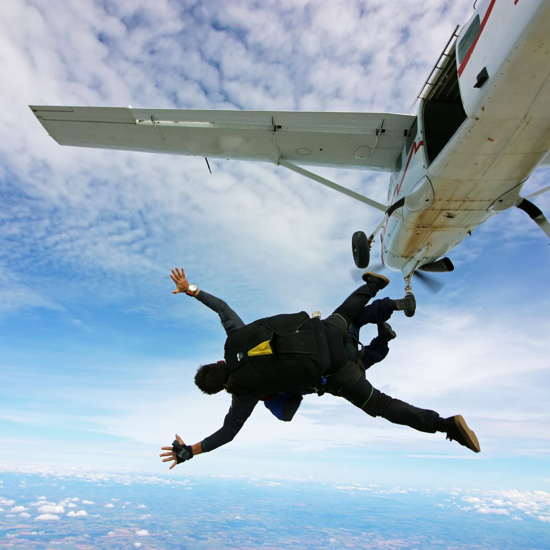 Skydiving in Saudi Arabia